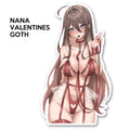 Z7: Nana Red Straps Sticker