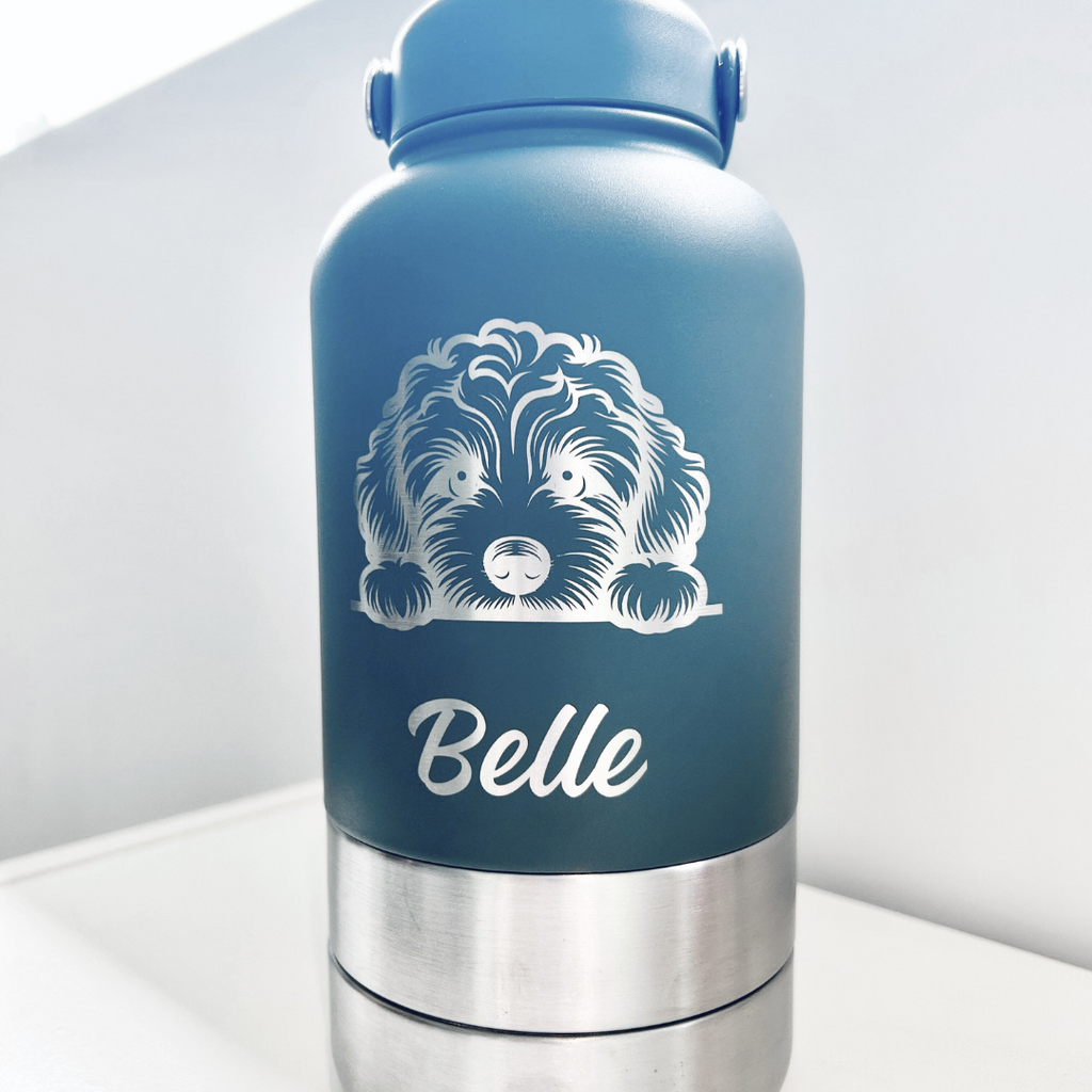 Bouteille de voyage Nelly & Cie 3-en-1 grise
