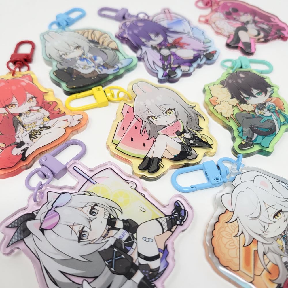 HSR: Honkai Star Rail Character Keychains