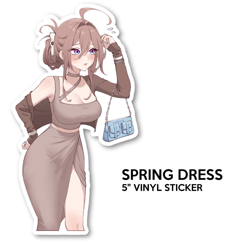 Z7: Nana Mocha Dress Sticker