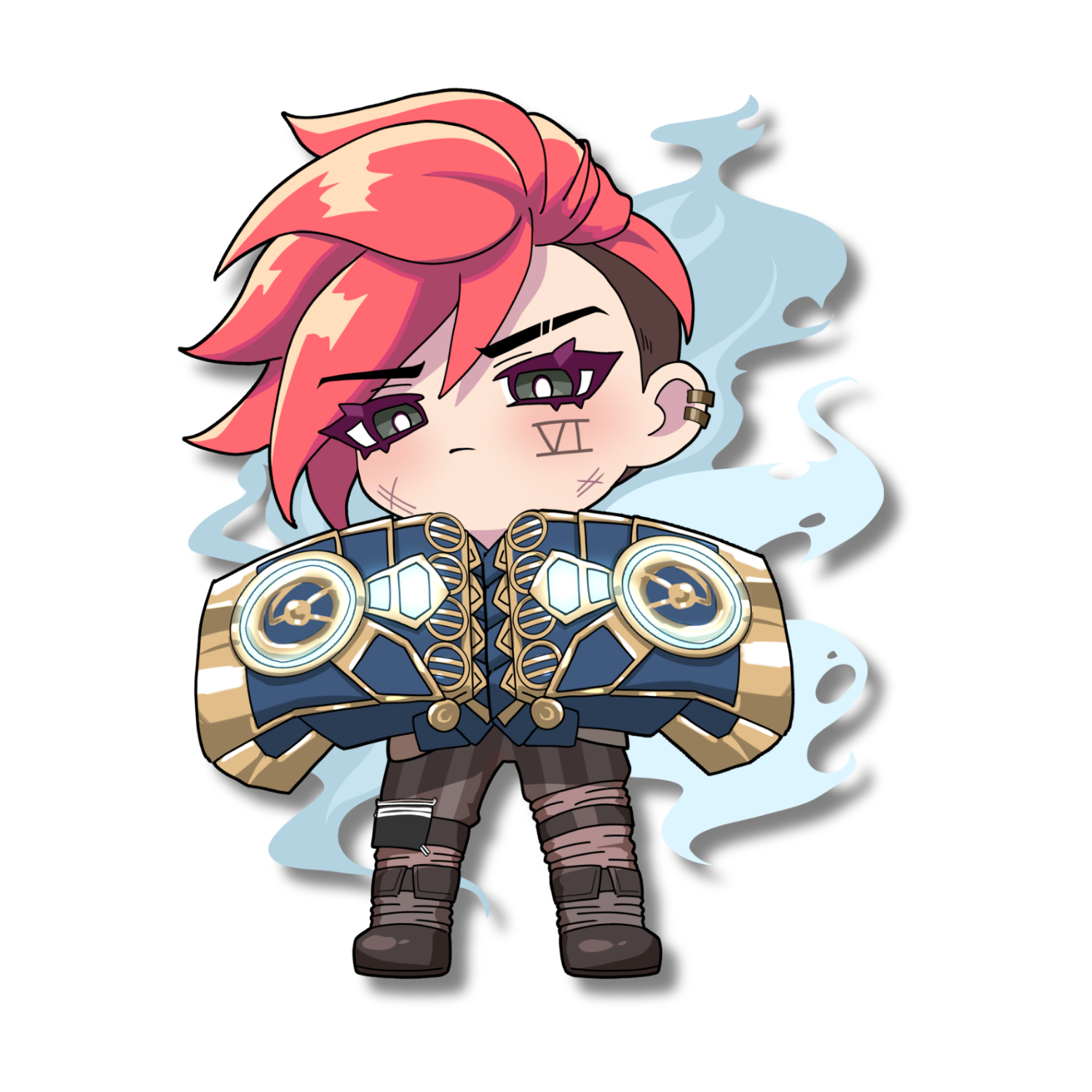 Arcane: Vi Holographic Sticker