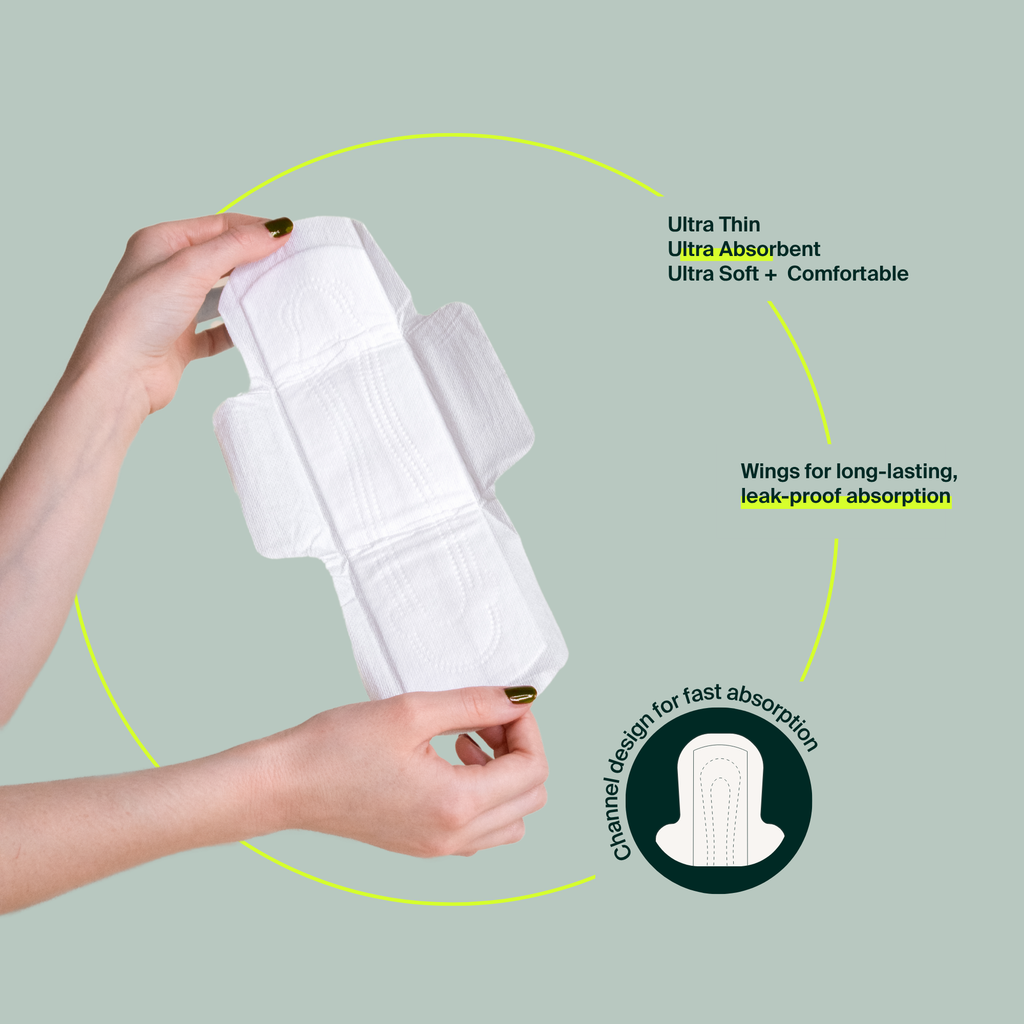 100% Organic Cotton Super Pads