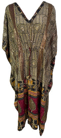 PRC6760 Avatar Pure Silk Maxi Kaftan