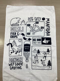 Peg City Gimli - Tea Towel