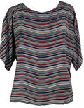 PRC6653 Avatar Pure Silk Side Slit Top