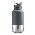 Bouteille de voyage Nelly & Cie 3-en-1 grise