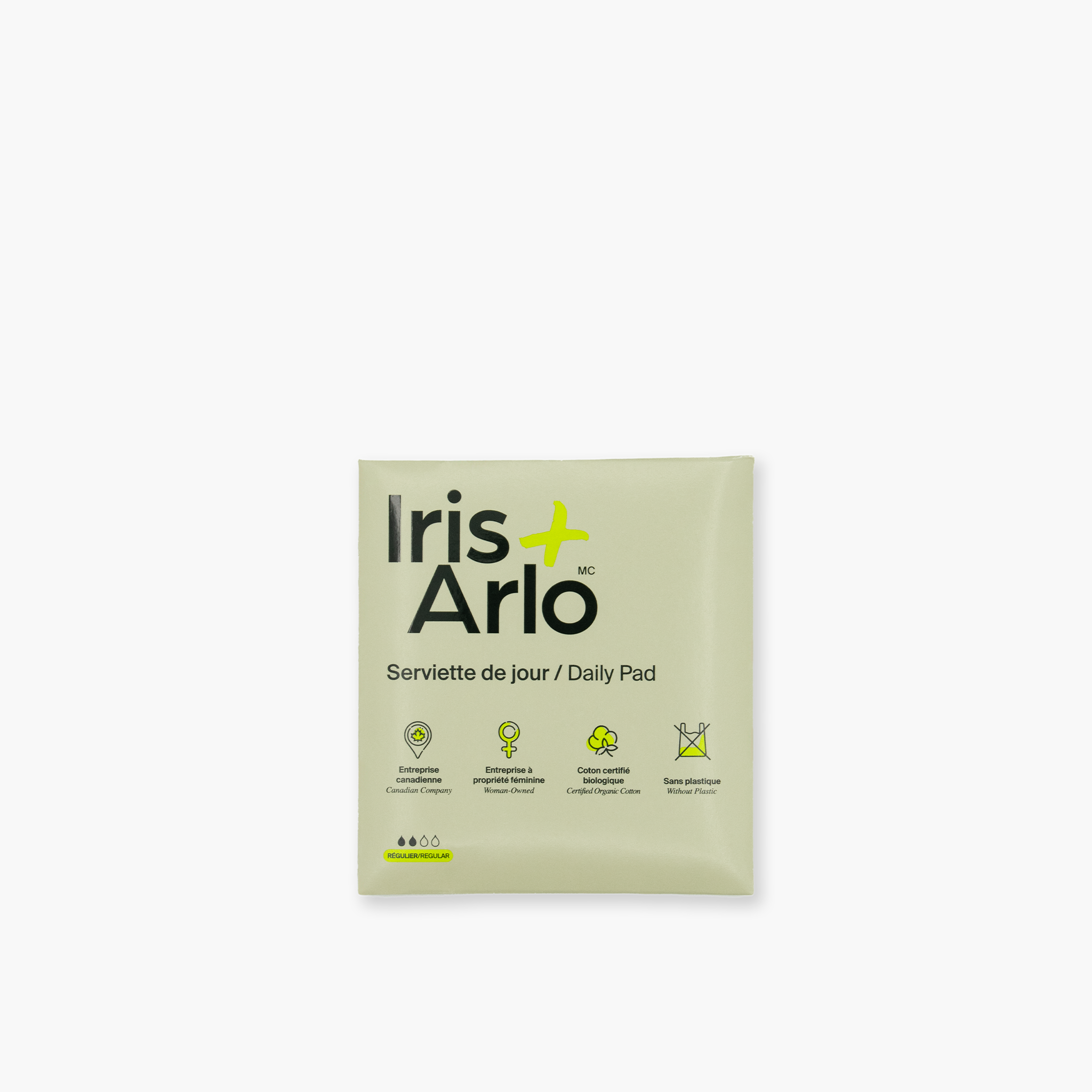 100% Organic Cotton Regular Pads