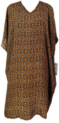 PRC7305 Nirvana Pure Silk Midi Length Kaftan