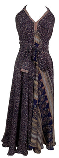 PRC7665 Avatar Pure Silk Maxi Dress with Belt