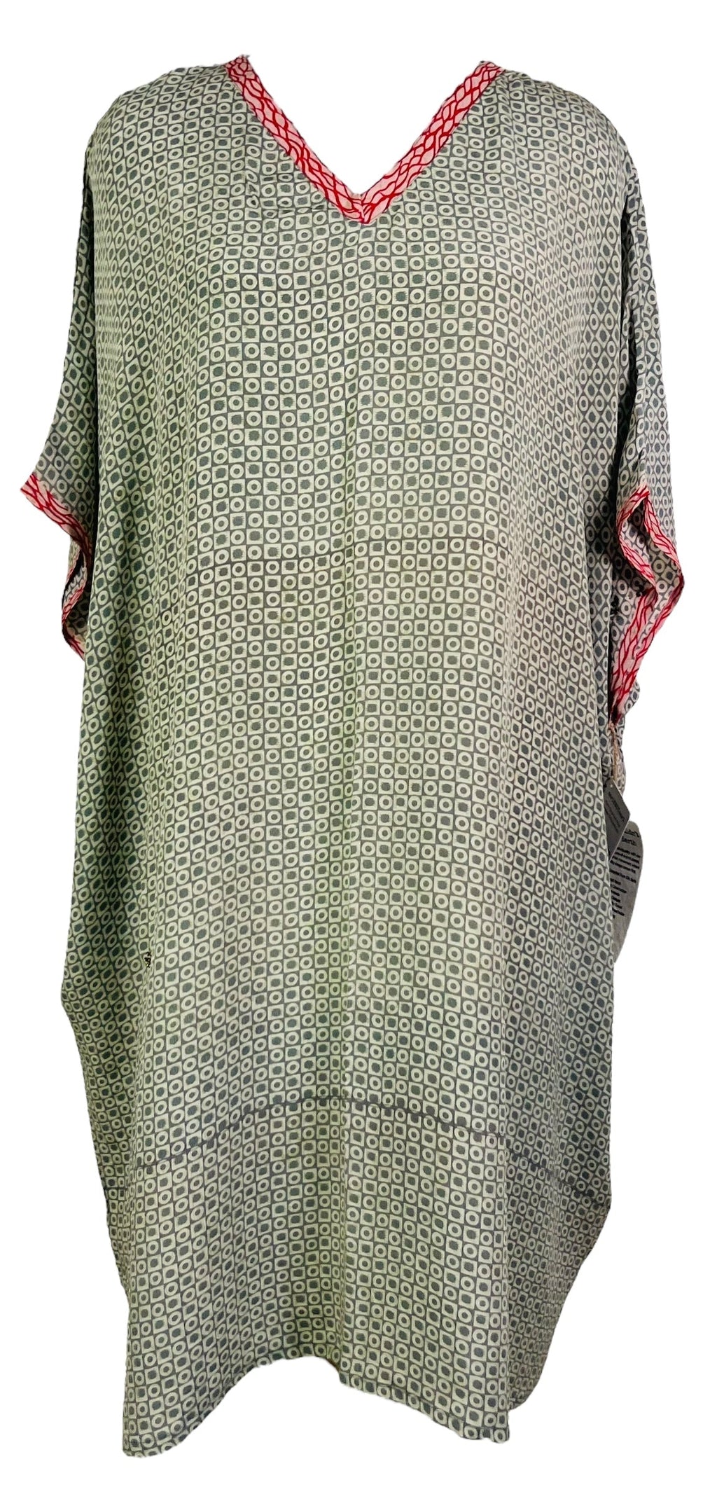 PRC7467 Avatar Pure Silk Midi Length Kaftan