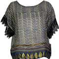 PRG7210 Sheer Avatar Pure Silk Boxy Top