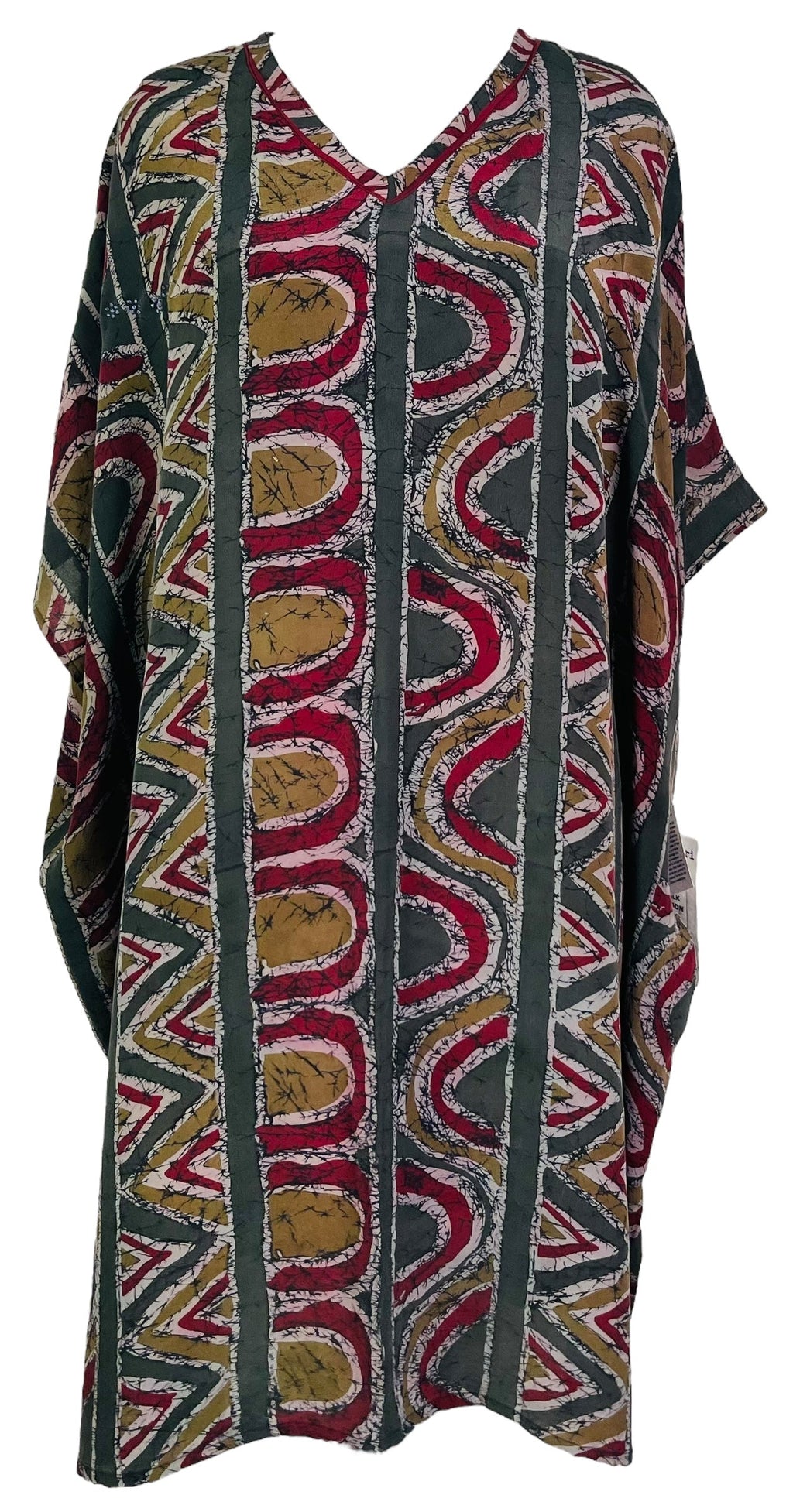 PRC7469 Avatar Pure Silk Midi Length Kaftan