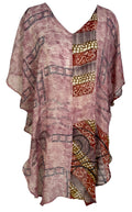 PRG7049 Sheer Avatar Pure Silk Waterfall Top