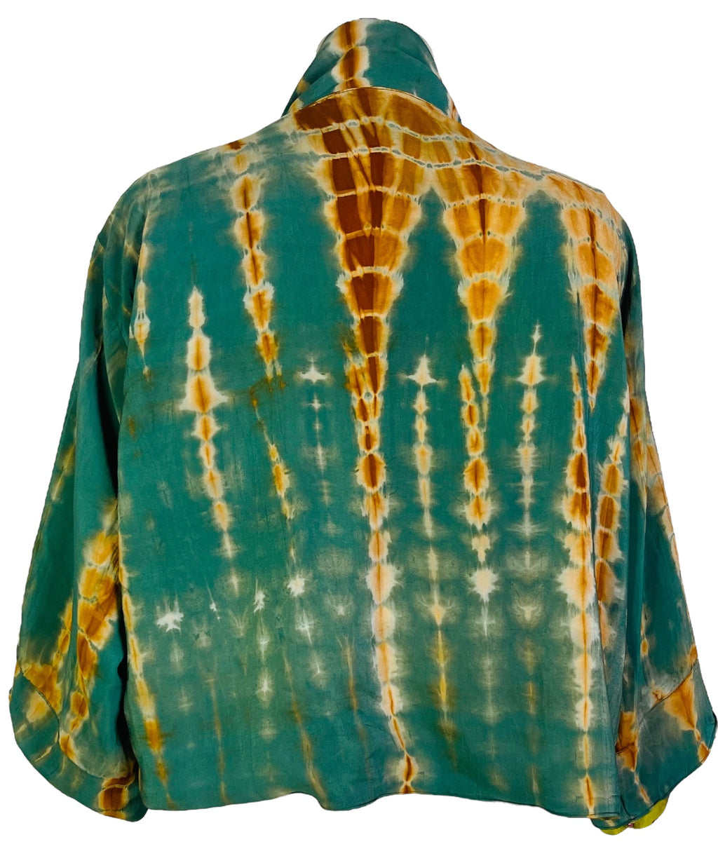 PRC7377 Avatar Reversible Pure Silk Jiva Jacket