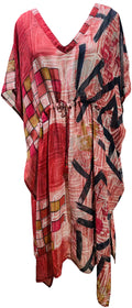 FINAL SALE PRG5679A Sheer Avatar Pure Silk Maxi Kaftan