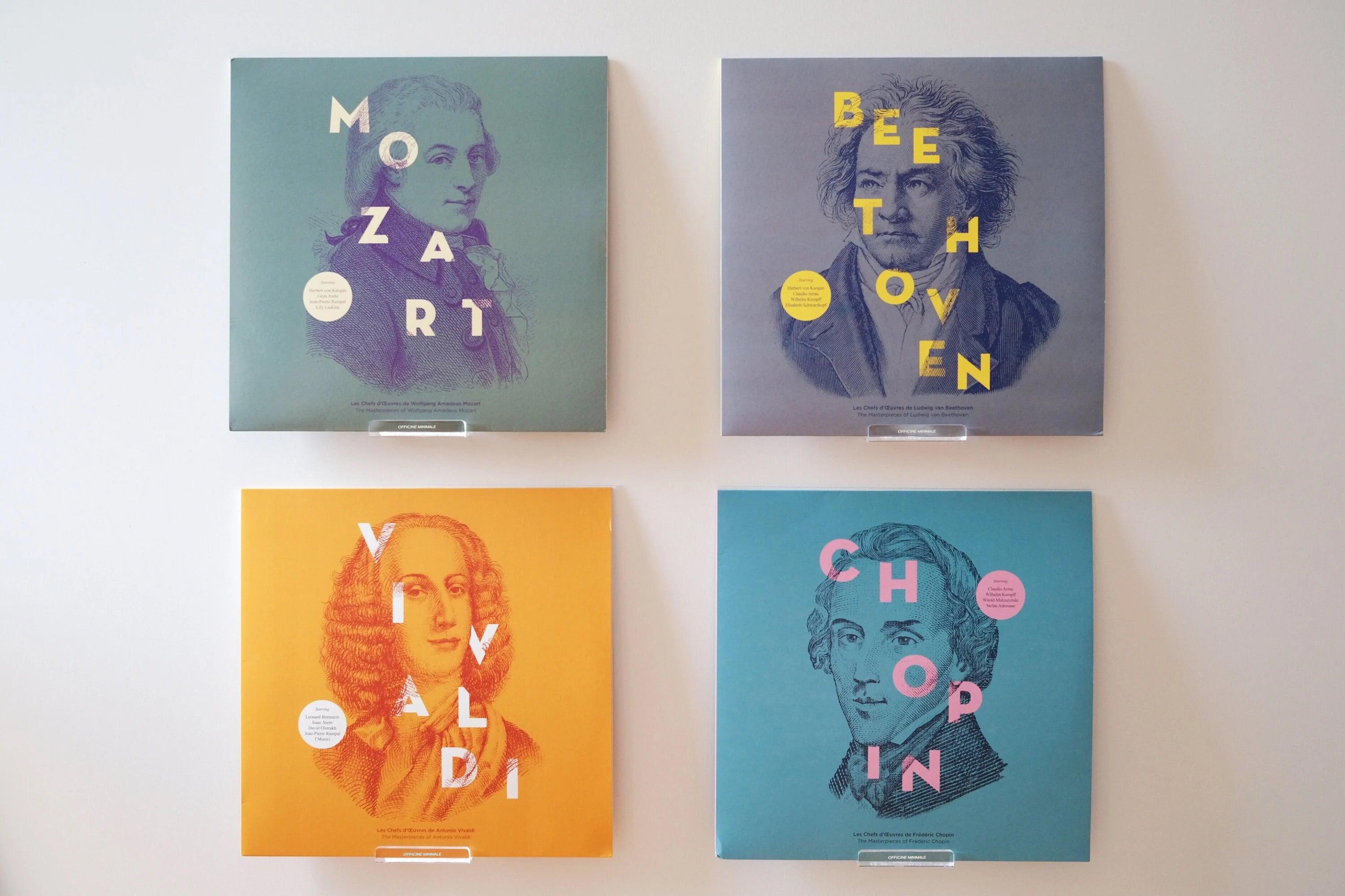 Double Vinyl Record Cover Display Wall Mount