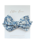 Blue Chinoiserie Oversize Bow