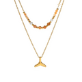 By The Sea Double Beaded Necklace