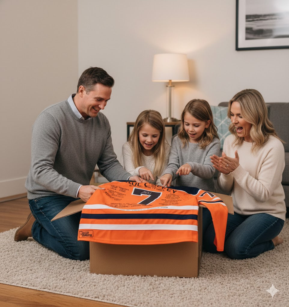 PAUL COFFEY AUTOGRAPHED ORANGE ELITE EDITION CAREER JERSEY – EDMONTON OILERS – LIMITED EDITION OF 7 – NHL HOCKEY COLLECTIBLE (SIZE L OR XL)