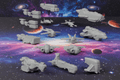Civilian Merchant Convoy – 18-Ship 1:128 Sci-Fi Fleet