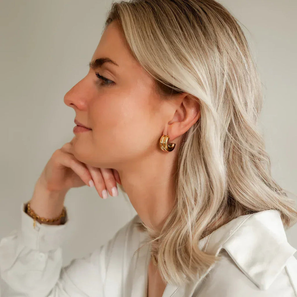 Double Hoops Earrings