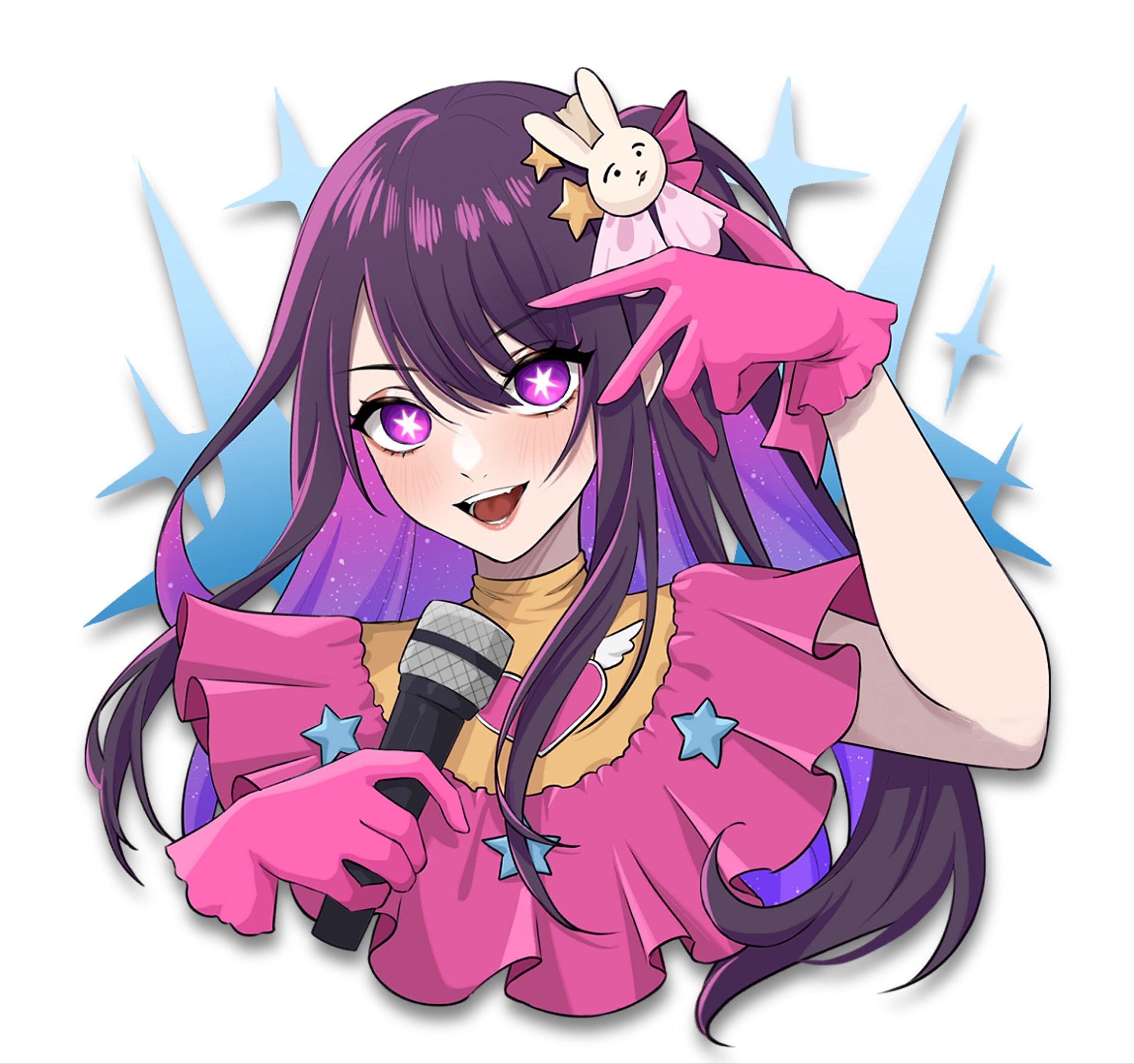 Ai Hoshino | Oshi no Ko Charm & Sticker