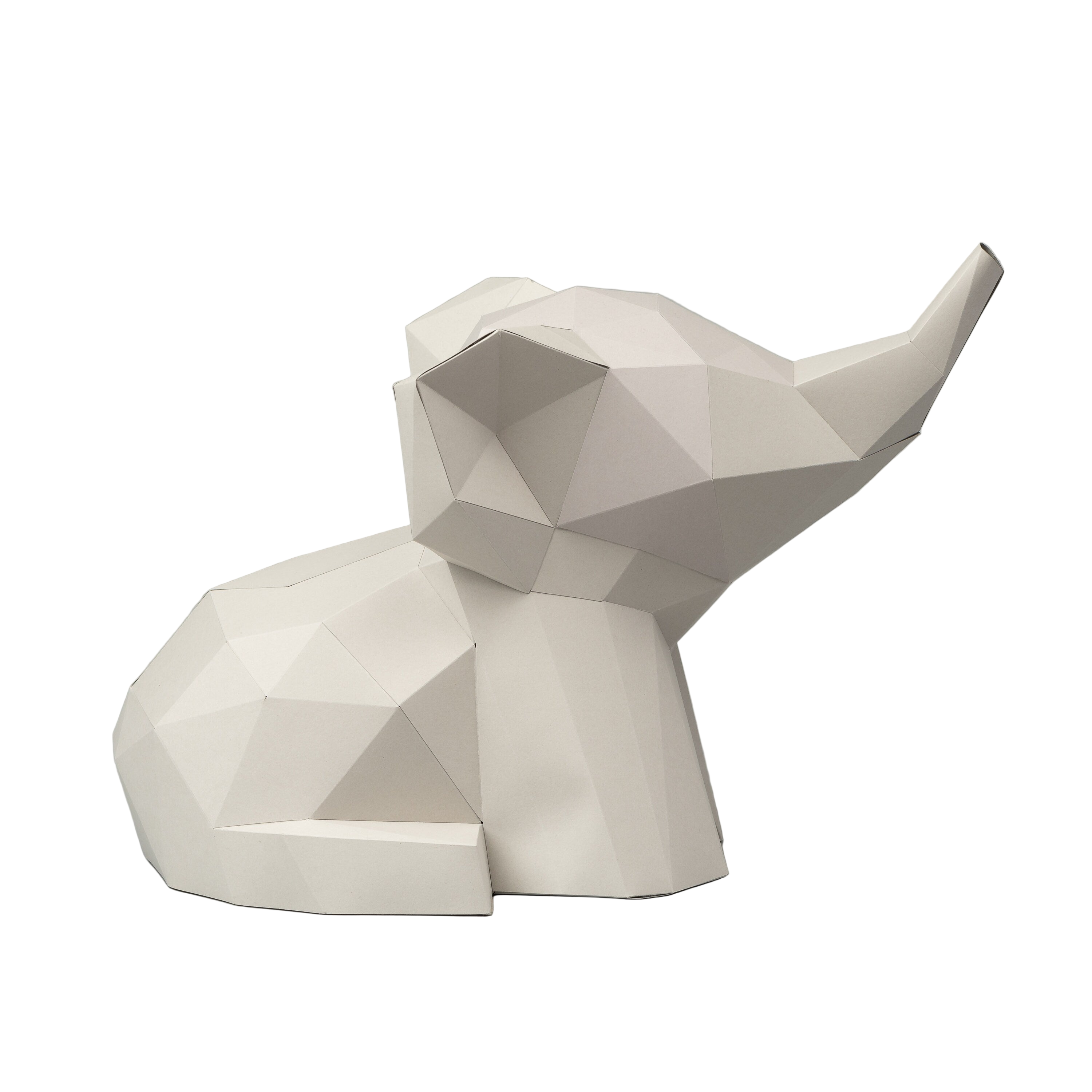 DIY Baby Elephant 3D Origami paper model Kit