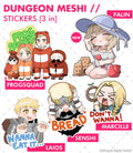 Dungeon Meshi Stickers