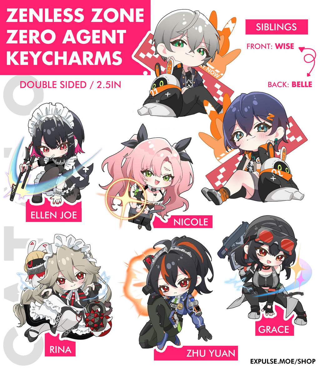 ZZZ: Zenless Zone Zero Agent Keychains