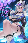 Silver Wolf Print