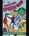 STAN LEE SIGNED 8" X 10" AMAZING SPIDER-MAN #1 COMIC COVER – MARVEL AUTOGRAPHED COLLECTIBLE
