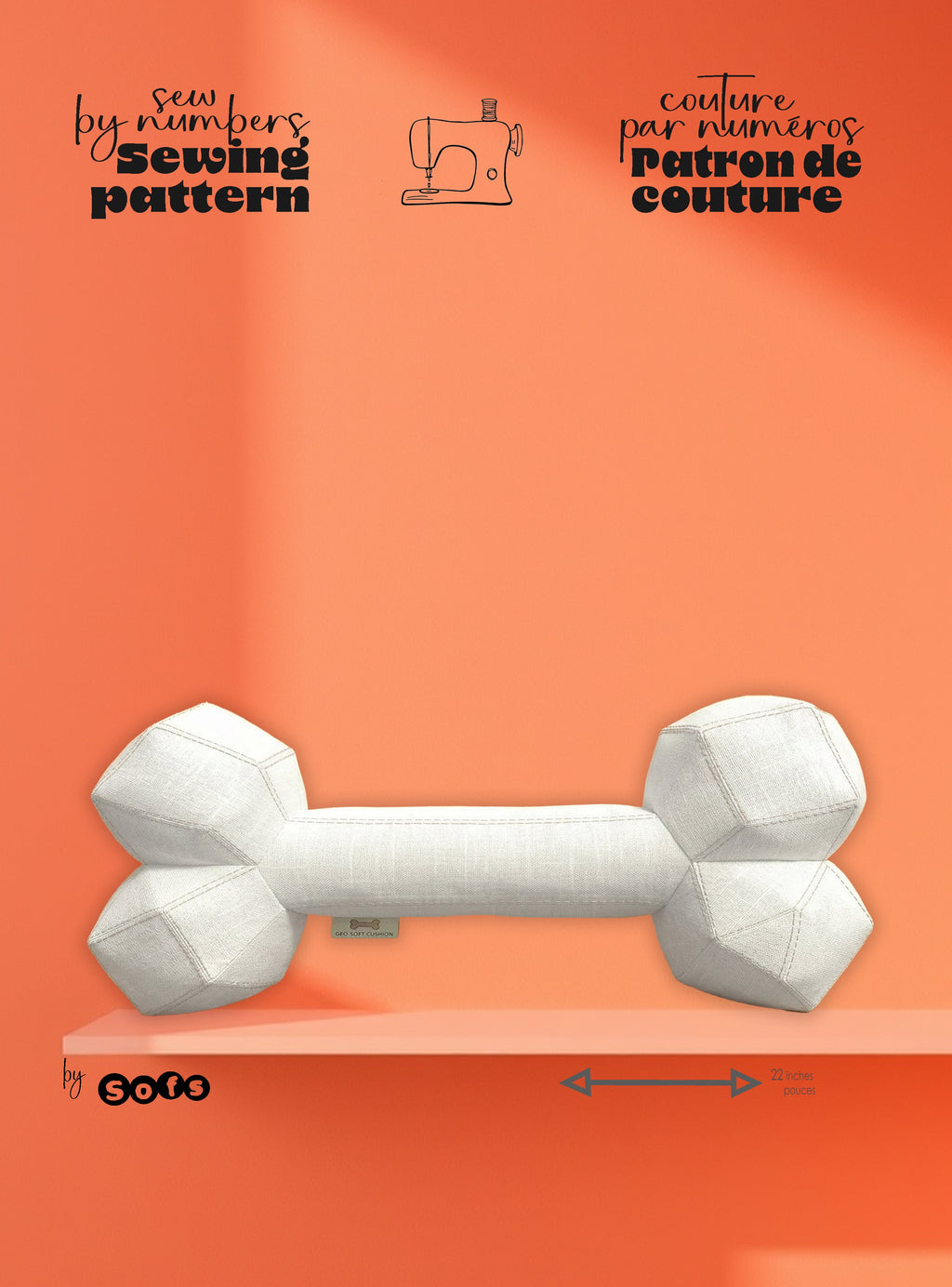 Sewing Patterns Big Bone – Sew by Numbers Plush Pattern - Made in Canada