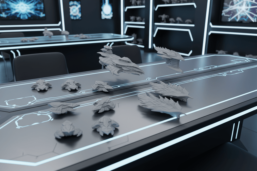 Hive Bio-Swarm Invasion Fleet – 1:128 Alien (11 Ships)