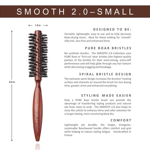 SMOOTH 2.0 PURE NATURAL BRISTLE BRUSH