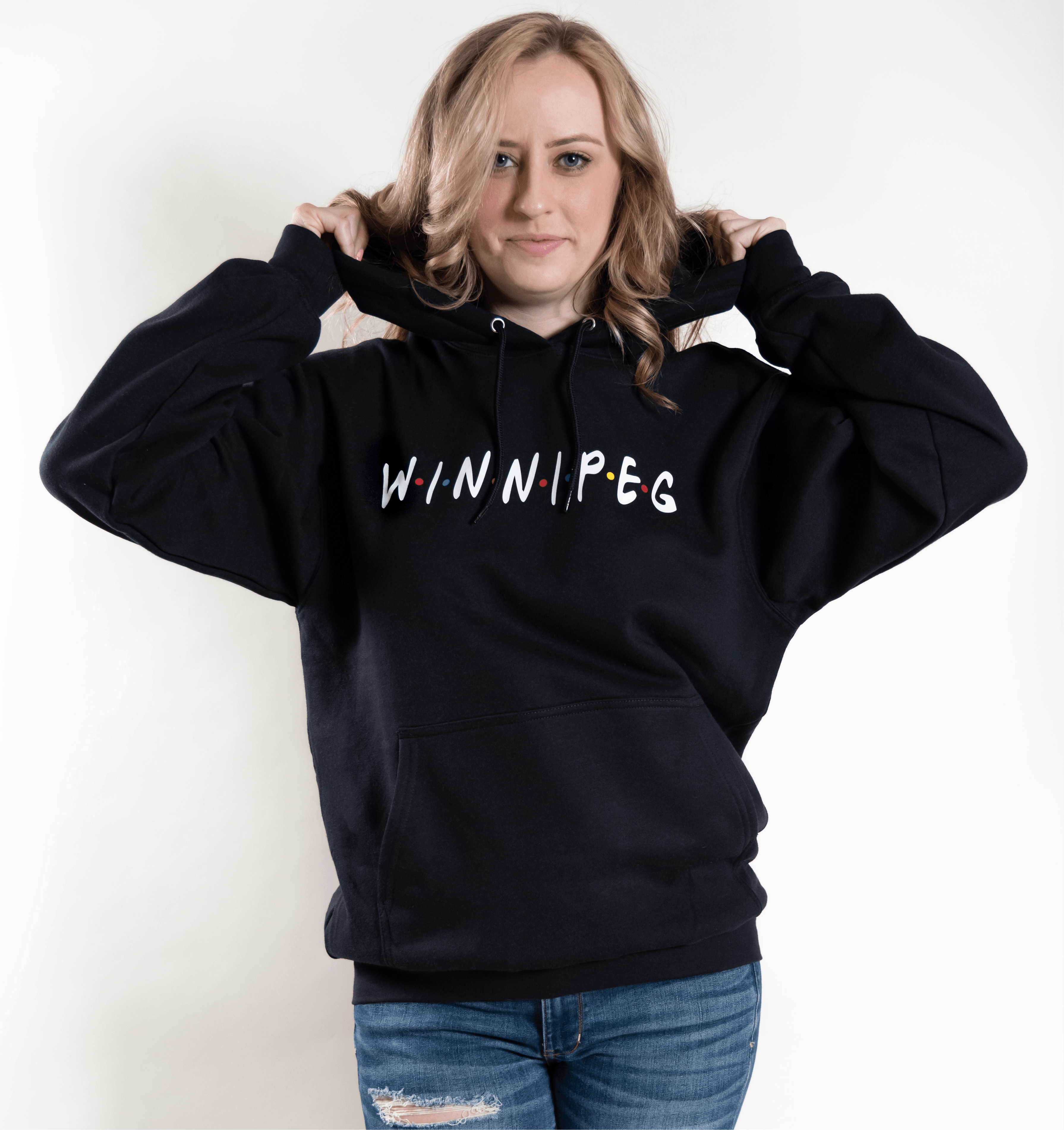 Winnipeg Friends Black Hoodie