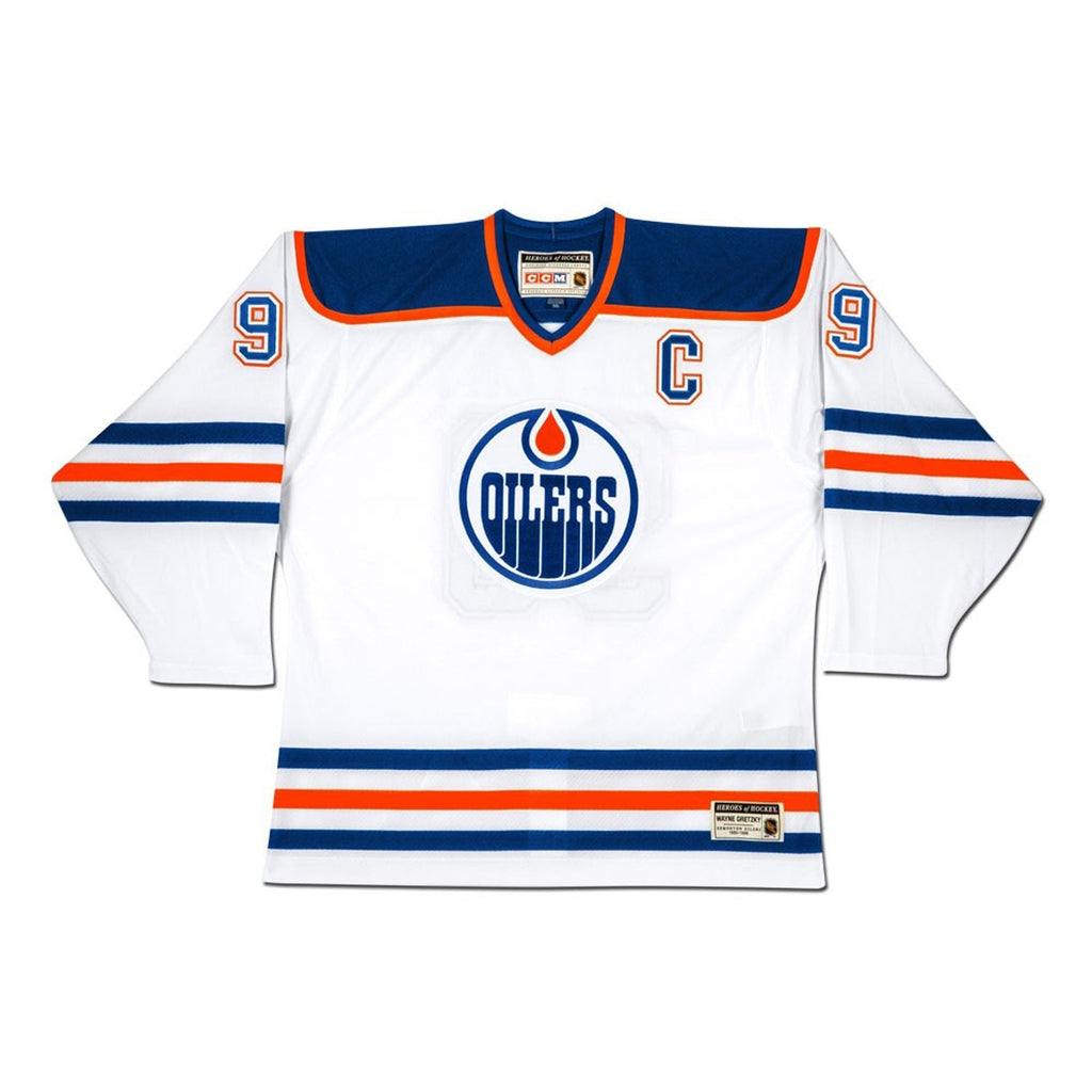 WAYNE GRETZKY AUTOGRAPHED EDMONTON OILERS WHITE JERSEY – UDA COA – THE GREAT ONE SIGNED NHL HOCKEY COLLECTIBLE (SIZE L OR XL)