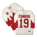 PAUL HENDERSON TEAM CANADA AUTOGRAPHED 1972 SUMMIT SERIES WHITE JERSEY – SIGNED HOCKEY MEMORABILIA COLLECTIBLE (SIZE L OR XL)