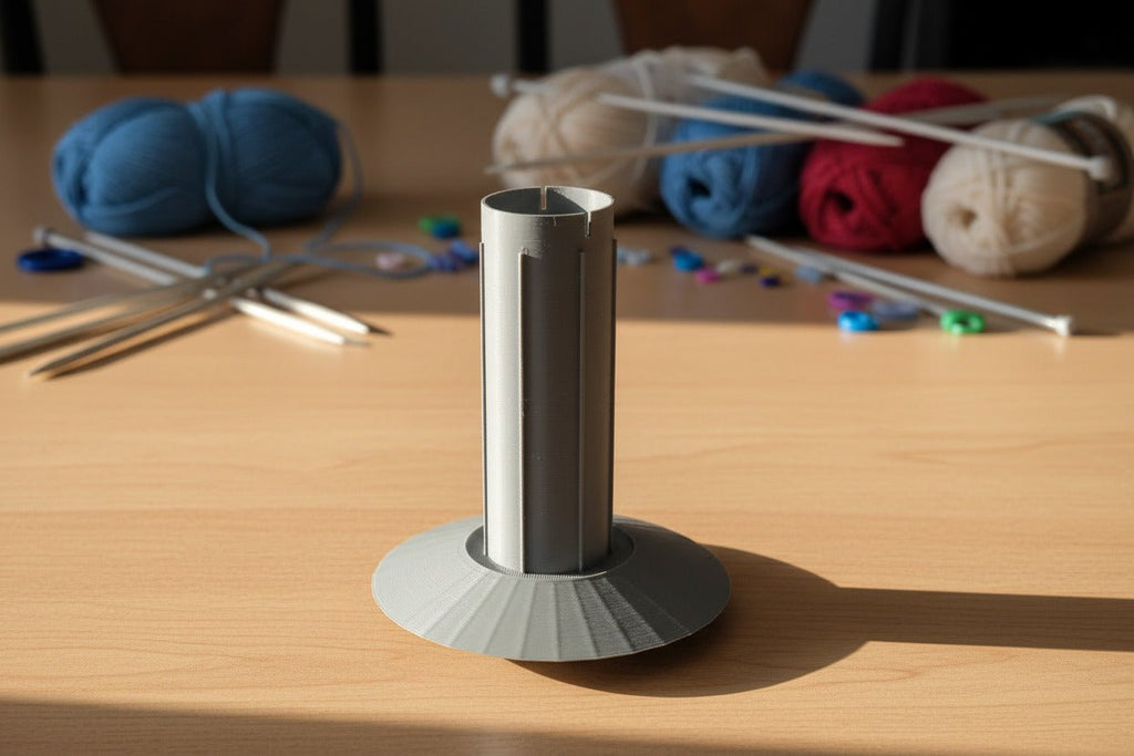 Jumbo Yarn Winder Upgrade Kit – Extended Spindle & Base