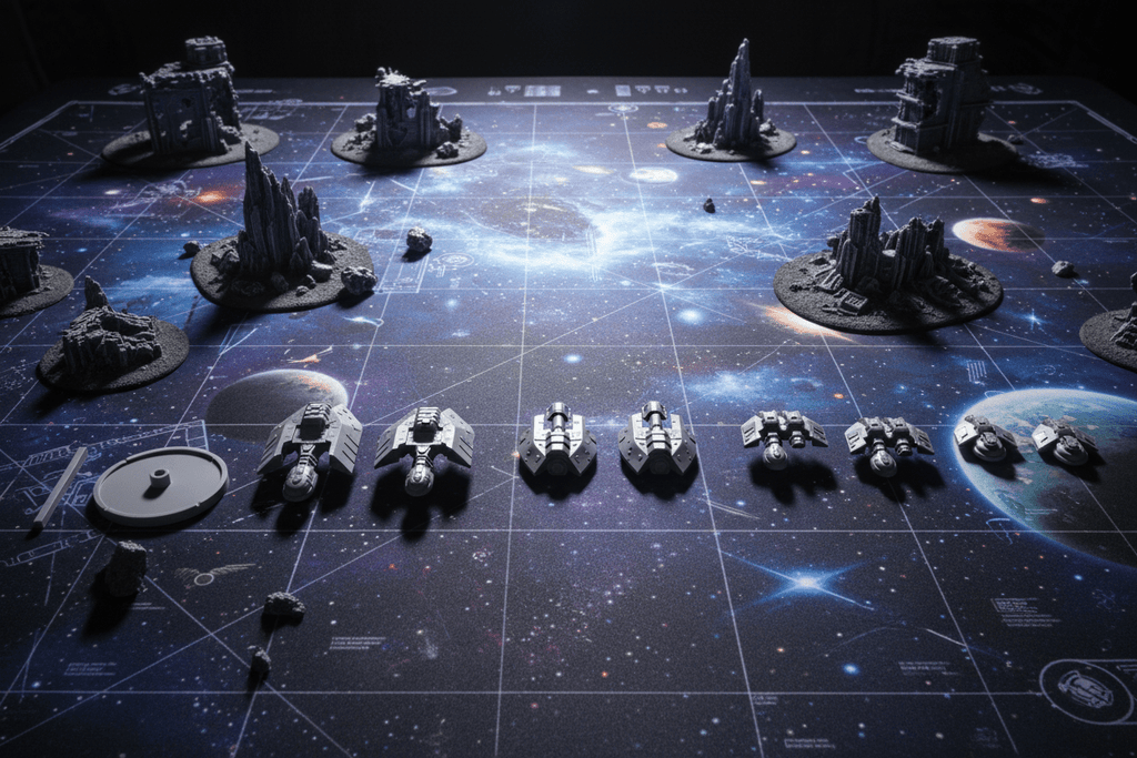 Kurgun Titan Dominion Fleet – 8-Ship Sci-Fi Battle Group