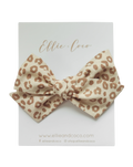 Leopard Oversize Bow