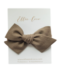 X's Oversize Bow | Mocha