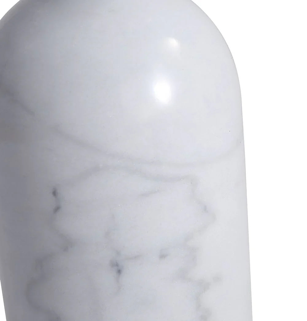OCEANE WHITE MARBLE SIDE TABLE
