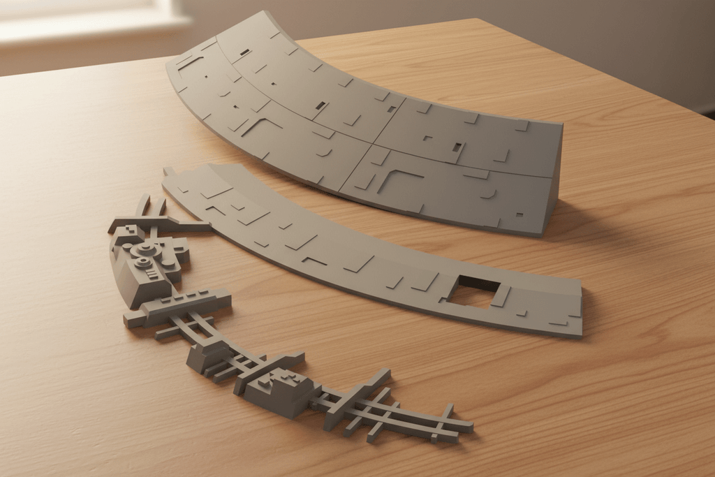 Sci-Fi Space Combat Terrain – Asteroids & Wreckage