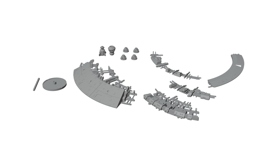 Sci-Fi Space Combat Terrain – Asteroids & Wreckage