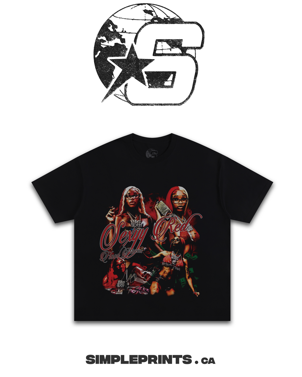 SEXYY RED Graphic T-Shirt