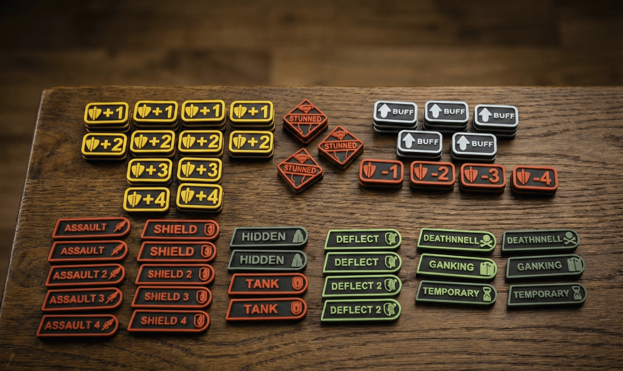 Riftbound TCG Token Set – 48 Pieces with Case (Unofficial)