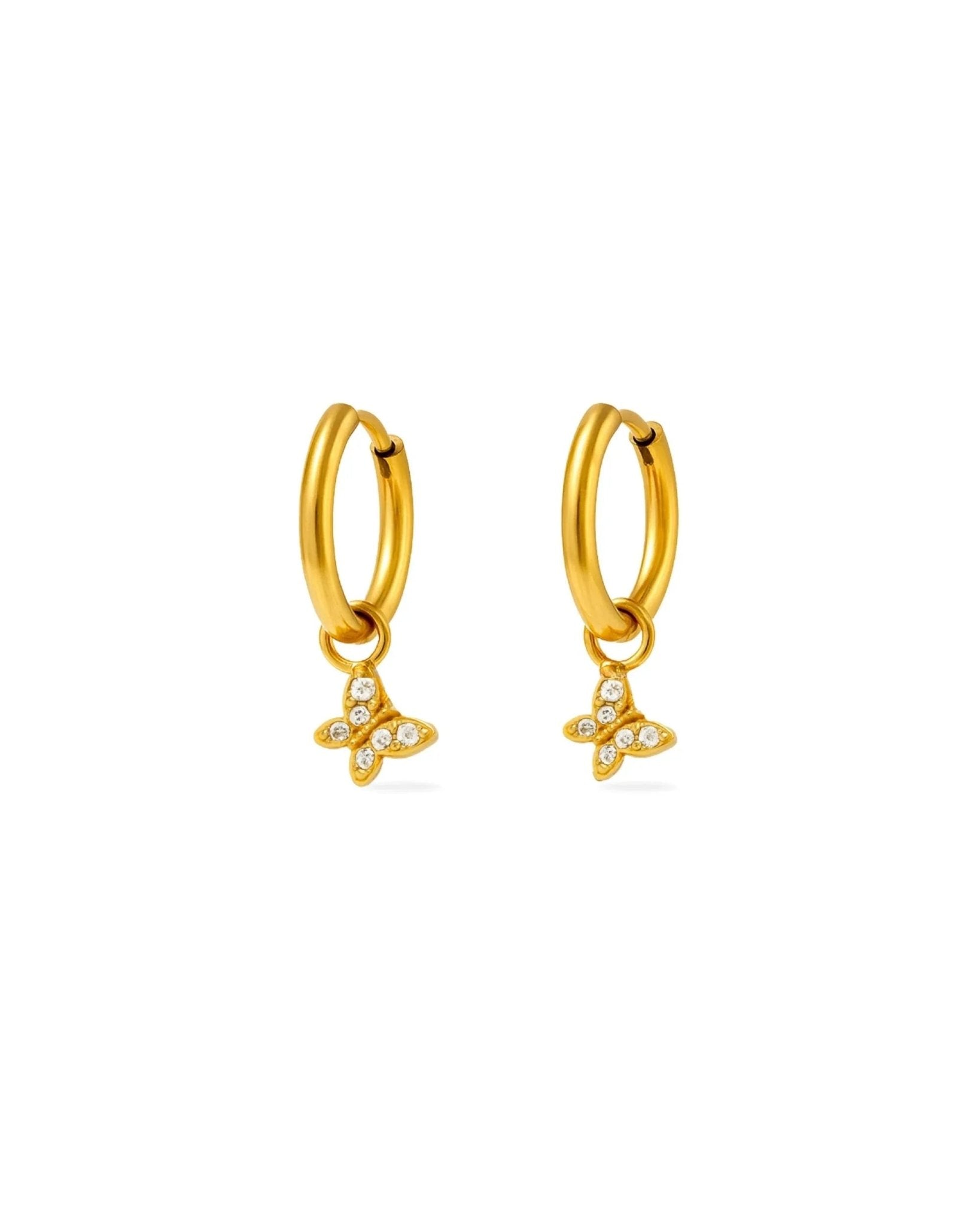 Sparkling Huggies Earrings