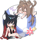 Z7: Beachball Chibi Sticker
