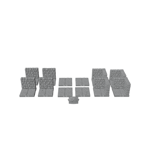 Corner Turn Ambush L-Corridor – Dragonlock 28mm Terrain