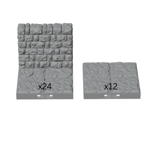 Corridor Expansion Pack – 48" Dungeon Hallways (Dragonlock)